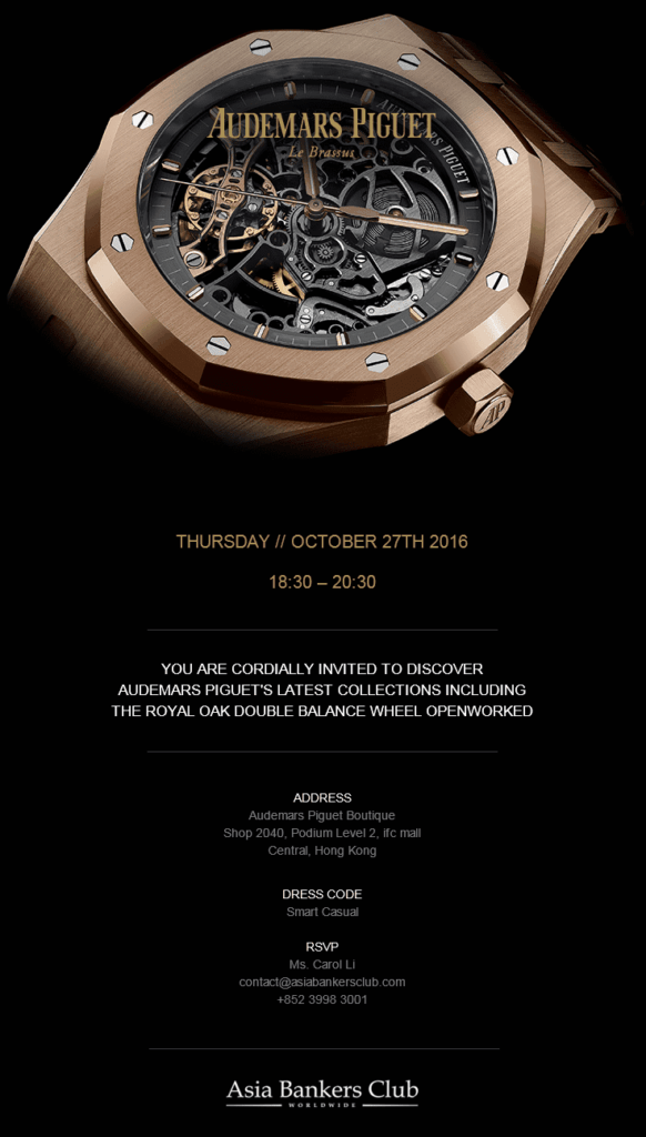AUDEMARS PIGUET PRIVATE VIEWING