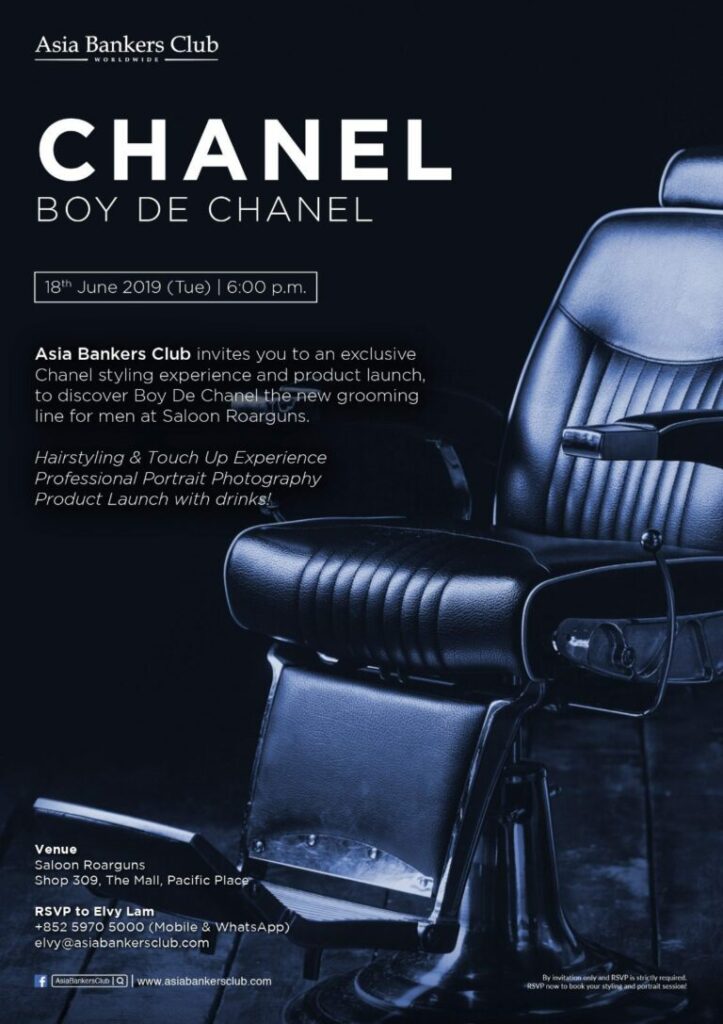Chanel X Saloon-RG – Men’s Styling Experience and Product Launch