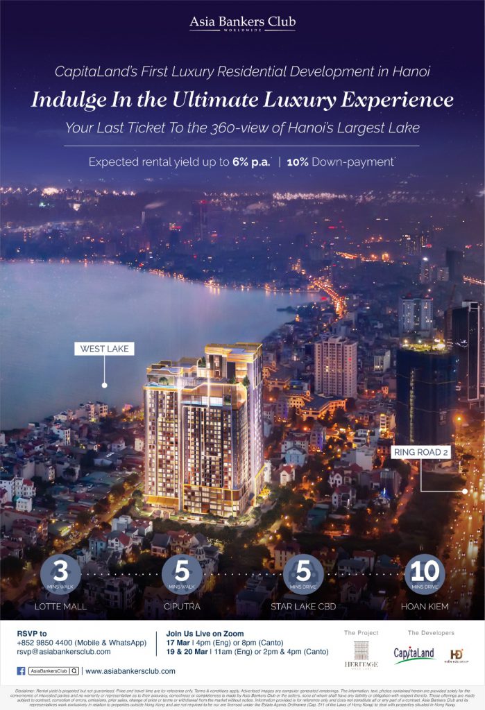 [Vietnam Property Seminar] CapitaLand’s Flagship Project At The Heart of Scenic West Lake