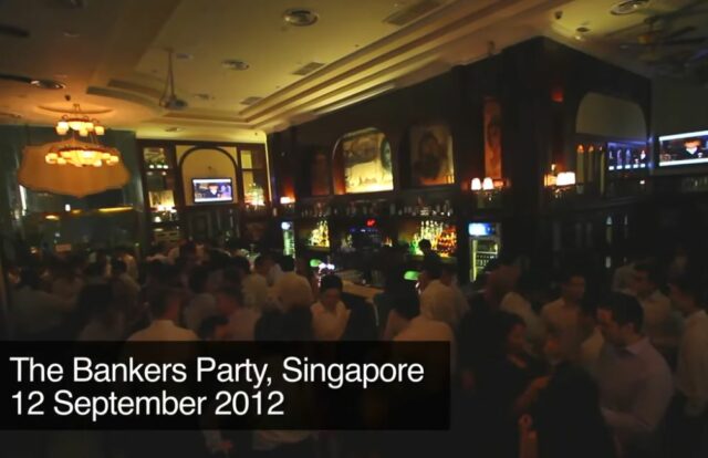 Video - The Happening Bankers Party in Singapore on 14/09/2012