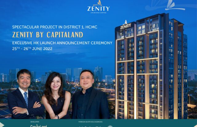 Press Release - First Launching in Hong Kong - Zenity, the Rare Riverside Project by CapitaLand in Ho Chi Minh City's District 1 on 16/06/2022