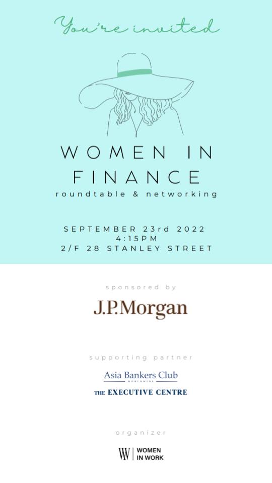 [Event] Women in Work x Asia Bankers Club - Women in Finance