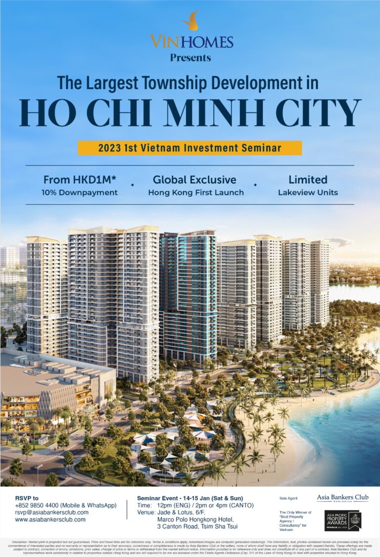 Featured Event - Ho Chi Minh City's Largest Township Development by Vinhomes - The Beverly