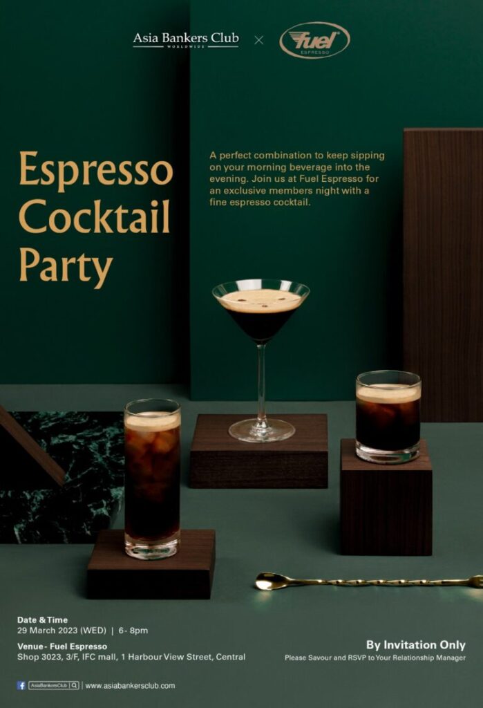 Fuel Espresso x Asia Bankers Club – Espresso Cocktail Party