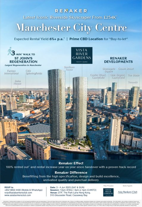Renaker’s Elevated Riverside Living in Manchester M3 – Trinity Island