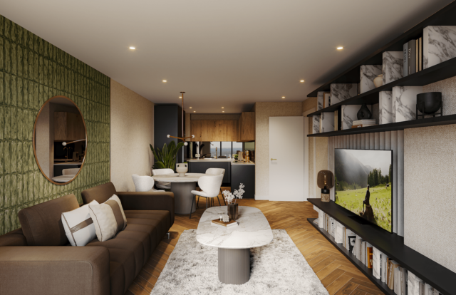 2 BED - KITCHEN LIVING ROOM-min