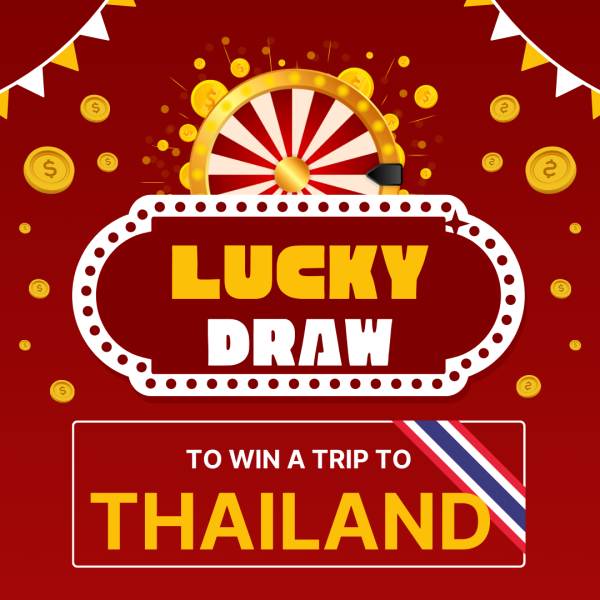 Red and Yellow Illustrative Raffle Contest Instagram Post