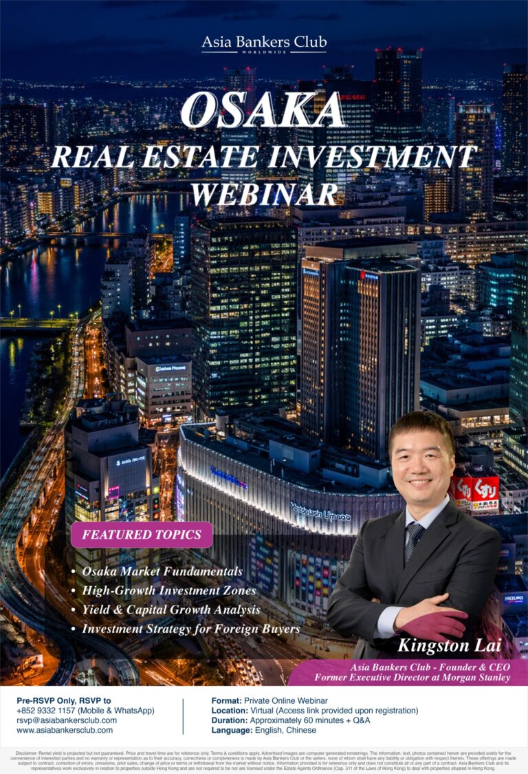 Featured Event - Osaka Real Estate Investment Webinar 2026 by Kingston Lai | Discover Osaka